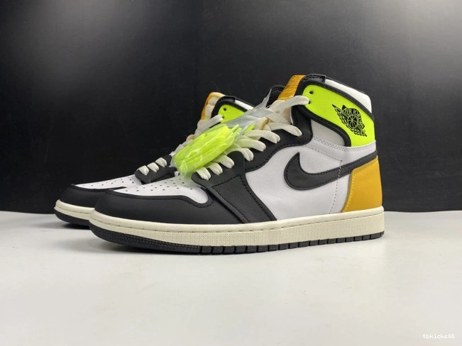 Cheap TBkick HIGH OG 1 'VOLT JORDAN RETRO AIR GOLD' 555088-118 0802